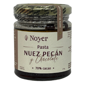 Pasta de nuez pecán con cacao al 70%.