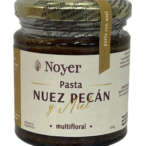 Pasta de nuez pecán con miel.